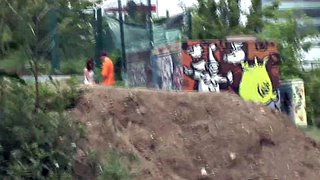 Amateur couple fucking in public place