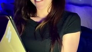 CAROLINA IENA – Italian amateur camgirl real huge cock reaction joi + dildo play