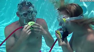 David fucks Samantha hardcore underwater