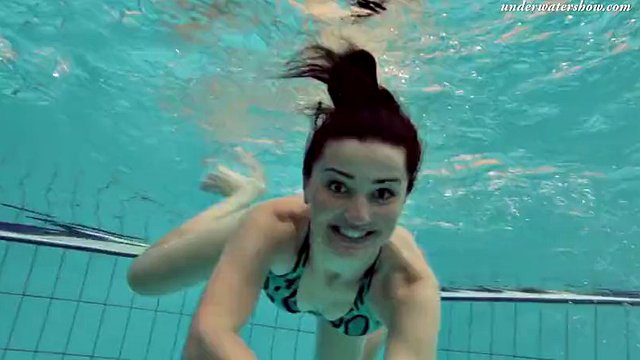 Underwater pure hot erotics with Markova