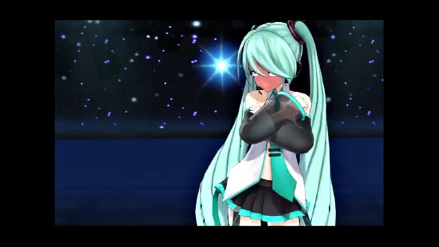 MMD  Miku-Time Stop-Stripped on stage