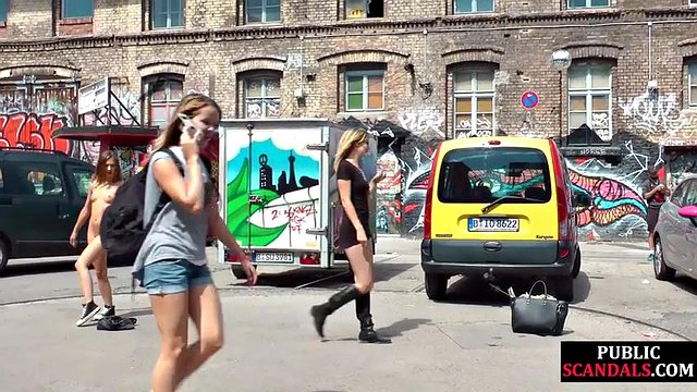 Cutie 21yo babe gives blowjob in public