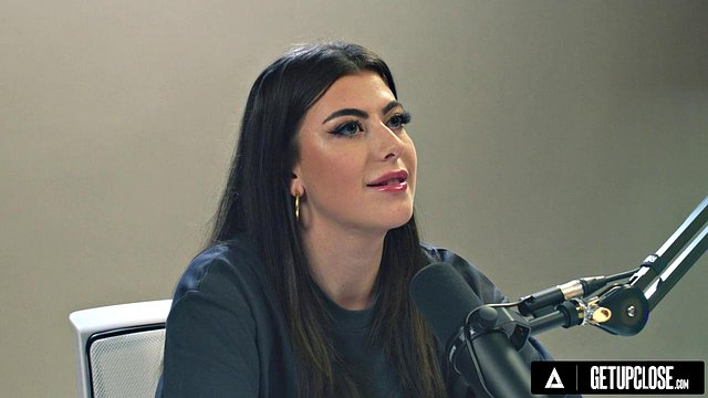 Brunette Alice Miller Stripteases Before Fingering Her Pussy to Explosive Orgasms in Close-Up Solo