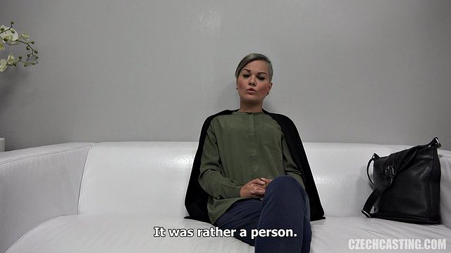 Extremely fuckable milf with short hair takes off clothes
