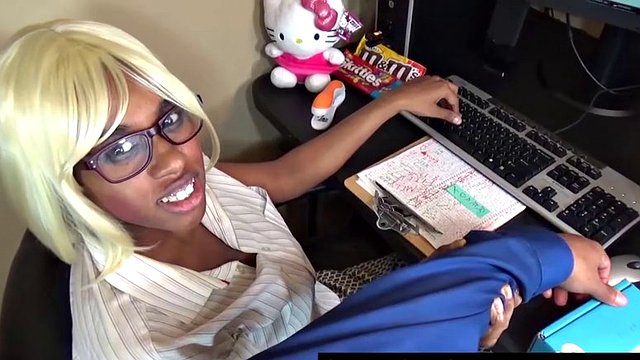 msnovember movie: my first day at work ebony amateur fucking