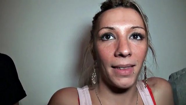 French arab milf hard double penetrated and jizzed on tits