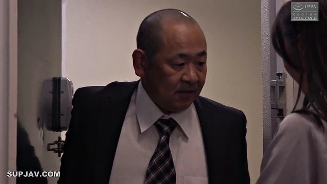 Big-Tits Wife Fucked by Husband's Boss in Bedroom