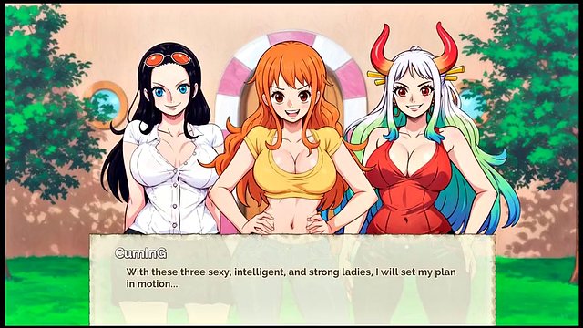 بازی Lusty Buccaneers Parody Hentai Ep.1 Nami بدن برهنه خود را در شب آشکار می کند!