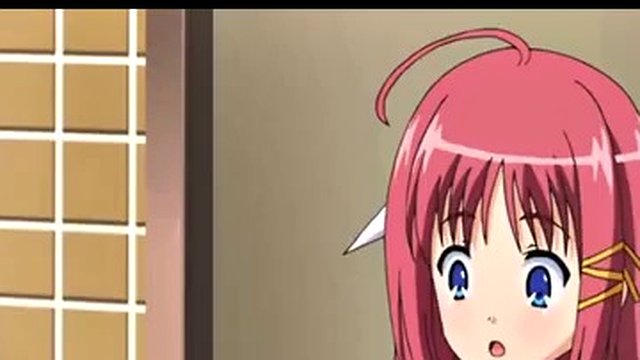 Studente in costume da bagno anime si masturba e si scopa la figa bagnata
