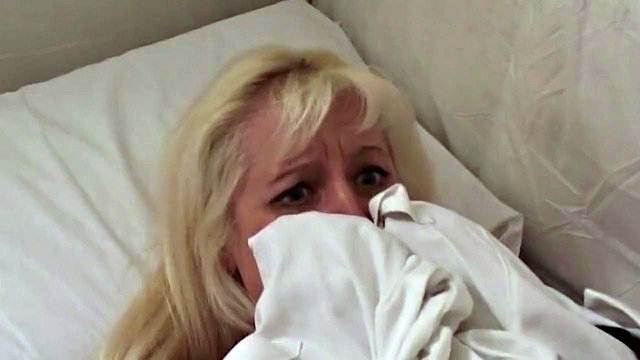 Asia Blondi as Horny MILF Doctor Fists and Pounds Blonde Patient