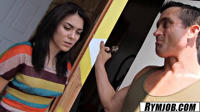 Billy Glide Licks Adrienne Anderson's Ass
