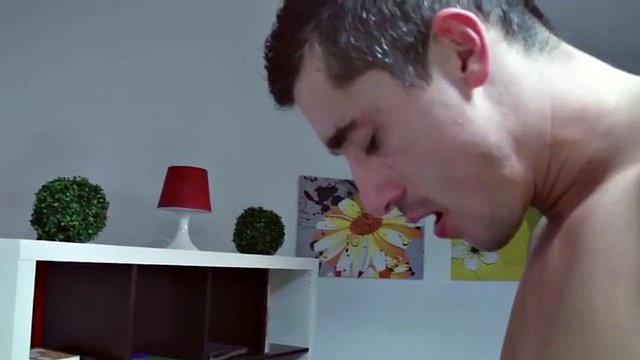 muscle office hunk eats ass and sucks dick