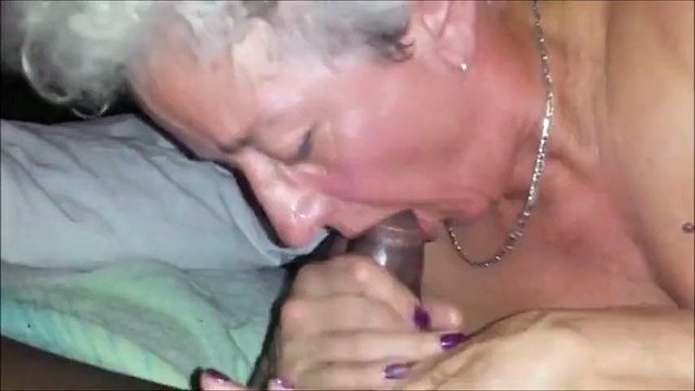 White haired grandma anally fucked and creampied by bbc
