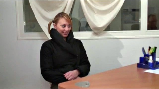 Cute french teen is ready for her first anal threesome