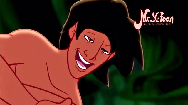 Hercules fucks AND creampies Aladdin (Gay Cartoon)