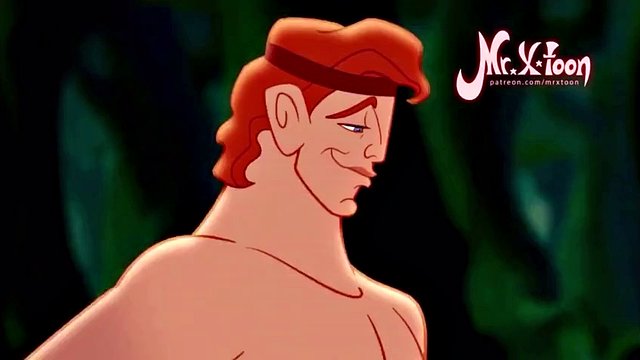 Hercules fucks AND creampies Aladdin (Gay Cartoon)