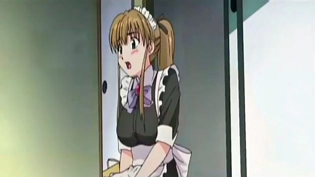 Anime maid masturbates and gets wet