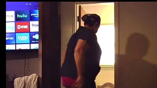 Sharing a hotel room with my chubby mom