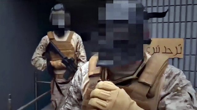 arab in hijab amateur maintenance army soldiers