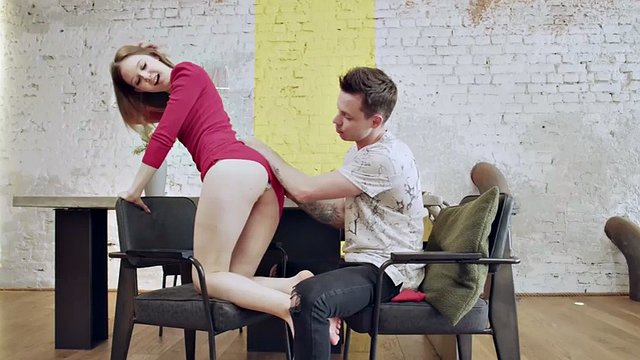 She Is Nerdy - Runaway Bride - Teen fucked in first interview