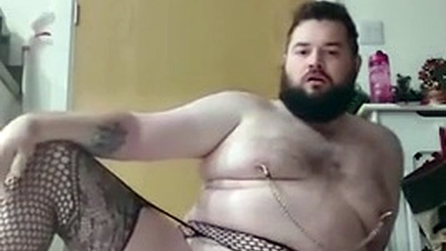 Anal with fat sissy
