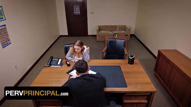 Kira Fox Summoned To Principal Peter Green's Office Over Recent Stepdaughter Spat Sparks Hardcore Office P