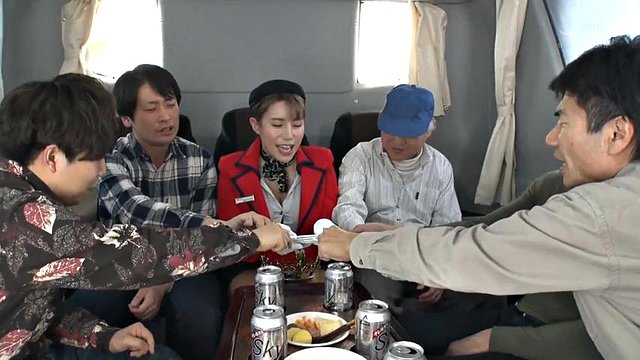 Hot Japanese Milf On The Bus: Big Tits, Big Ass & Handjob Porn