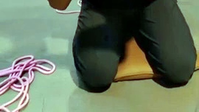 Foot gagging femdom