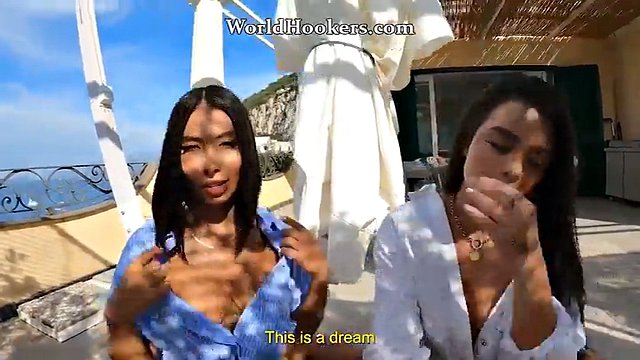 I have a surprise for you... best double blowjob, Capri, Italy