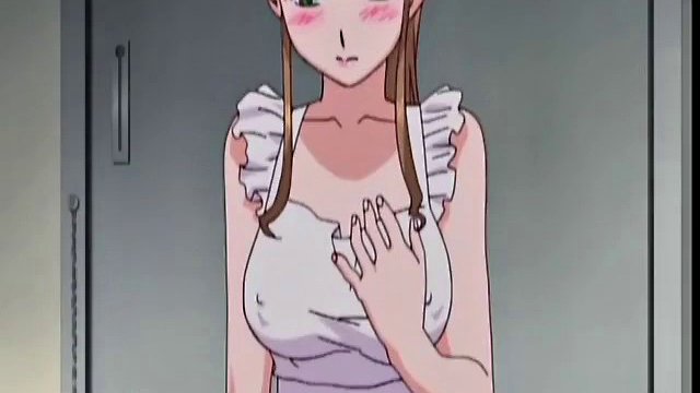 Hot Maid In A Naked Apron Pleases Master