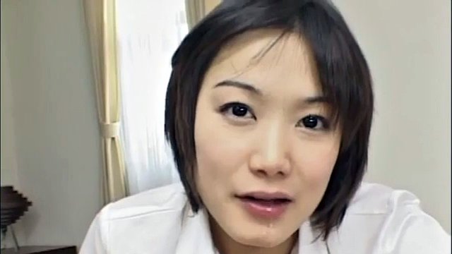 Hot Japanese Secretary blowjob his boss