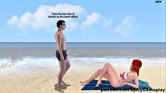 The Adventures of Willy D: Wife cheats on her husband with her neighbor on the beach – Ep28