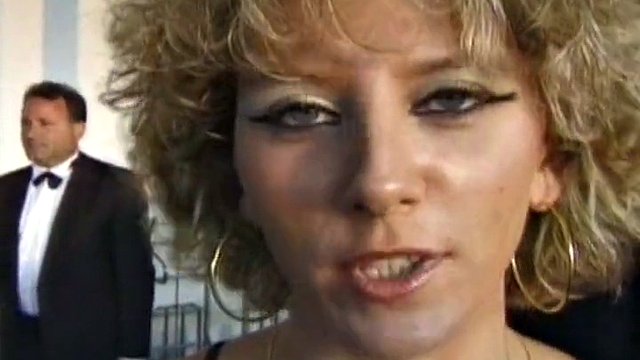 French blonde enjoys her neighbor's cock in her holes