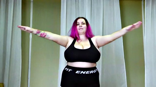 Get in shape with the amazing Candy Kat