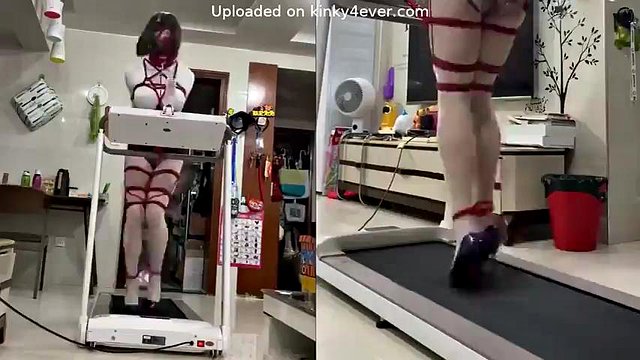Bondage On Treadmill: Hardcore, Fetish & Bdsm Porn
