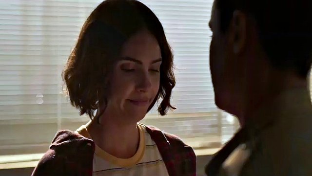 Shelley Hennig is naked, showing her butt. Crystal Reed bare butt