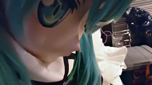 Kigurumi cosplay vibrating