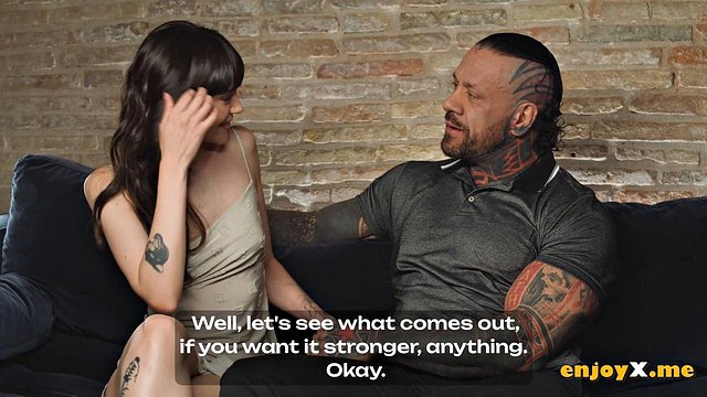 Tattooed Rob Diesel Pounds Brunette Catherine Knight Hardcore