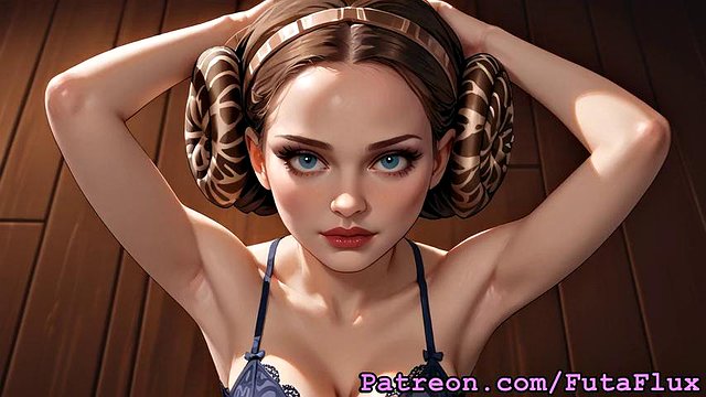 Futanari padme amidala masturbating