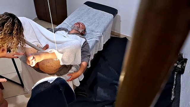 He went to the doctor to have his prostate examined, but the doctor stuck the strapon in his ass