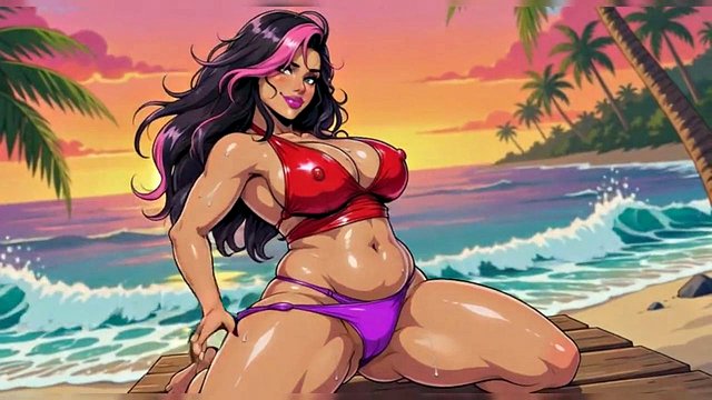 Hentai Big Tits Beach Babes