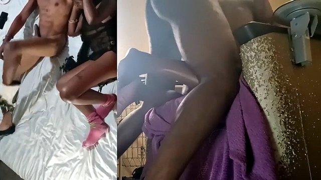 Homemade amateur swinger slim ebony milf with big tits 11