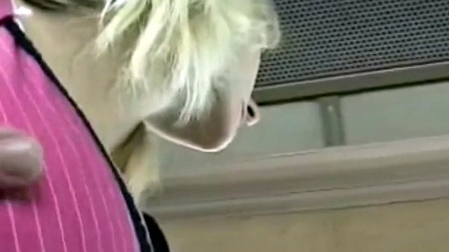 Amateur blonde girl gets fucked on the bus