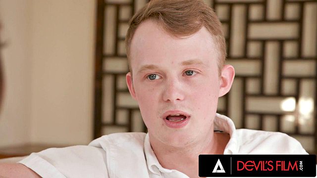 DEVILS FILM - Hot Babysitter Sera Ryder Deepthroats And Fucks With The Lucky Guy She Babysits