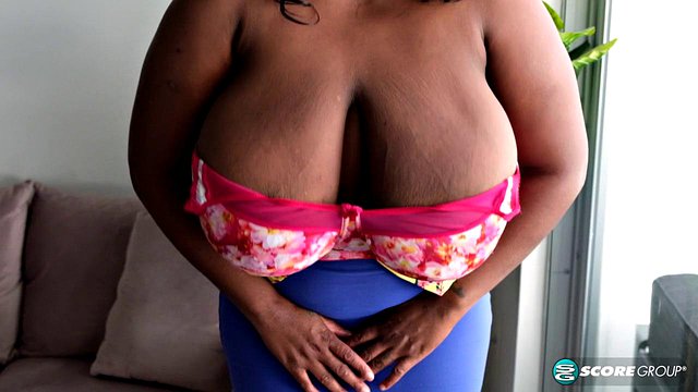 Tyra Tinley Strips 38N-Cup Tits
