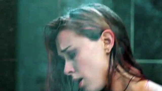 Haley Reed deepthroats underwater before getting fucked in the shower