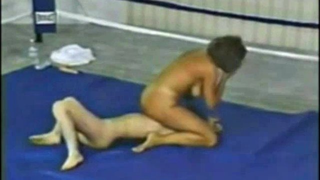 retro nude wrestling