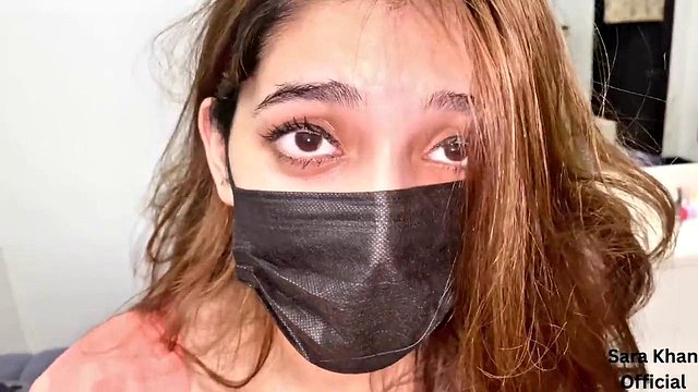 Stepbro Proposes Big-Tits Close-Up Anal to Sara Khan on Eid