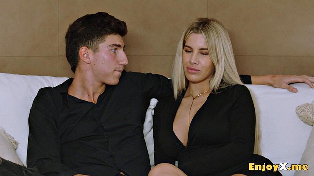 Busty Blonde Ema Karter Bounces Her Big Tits on Stiff Rock-Hard Cock with Pierced Nipp