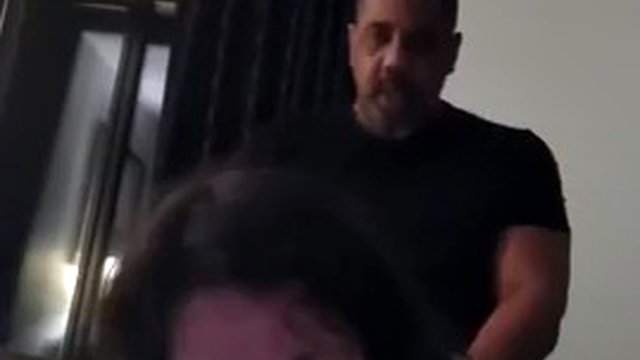 Fuck my ass, daddy! Mature BBW sub slut Kittenbritches sucks dildo while getting rough anal from BBC